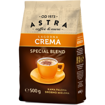 Astra kawa mielona łagodna crema 500g