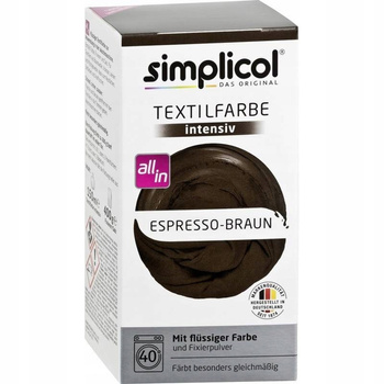 Simplicol barwnik Intensive brąz espresso 560g